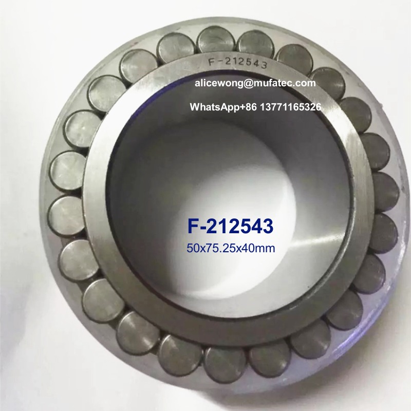 F-212543 printing machine bearings full complement double row roller bearings without outer rings 50x75.25x40mm