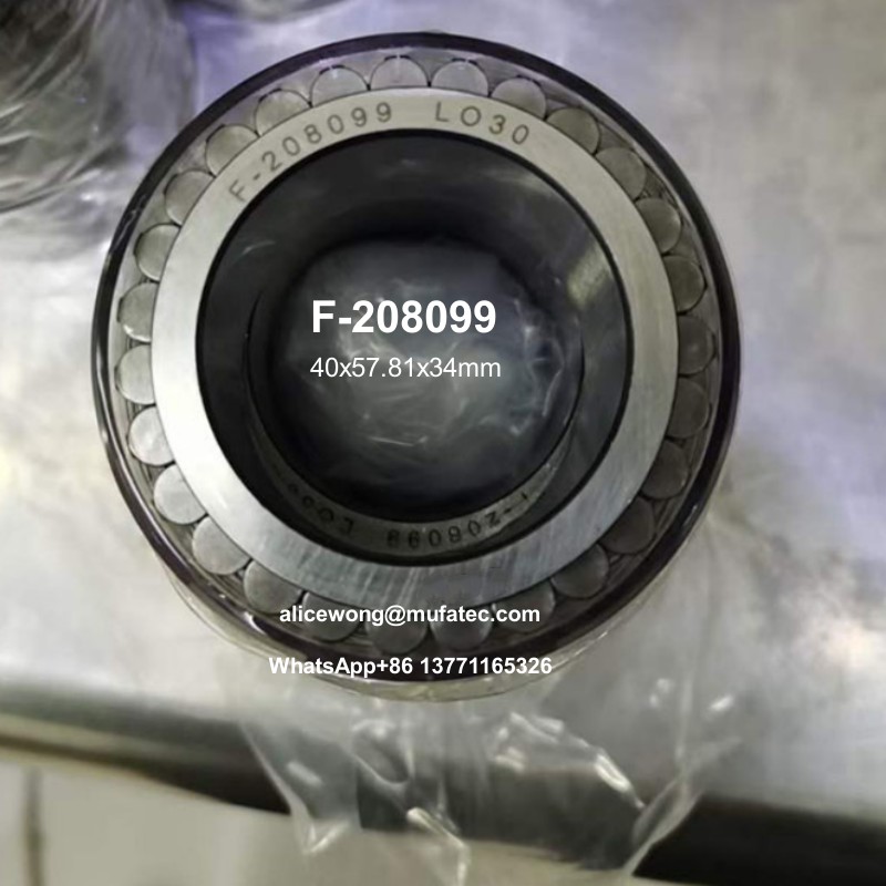 F-208099 printing machine bearings cylindrical roller bearings without outer rings 40x57.81x34mm