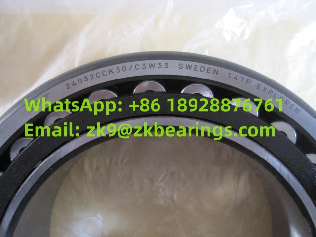 24032 CCK30/C3W33 Spherical Roller Bearing 160x240x80 mm