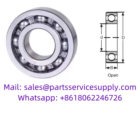 SS603 Stainless Steel Deep Groove Ball Bearing (Alt P/N: 603H, SSR-930)