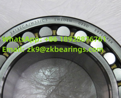 24122 CA/C3W33 Spherical Roller Bearing 110x180x69 mm