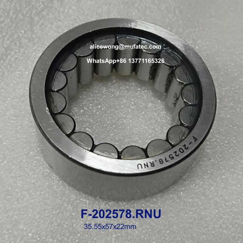 F-202578.RNU hydraulic pump bearings cylindrical roller bearings without inner rings 35.55x57x22mm