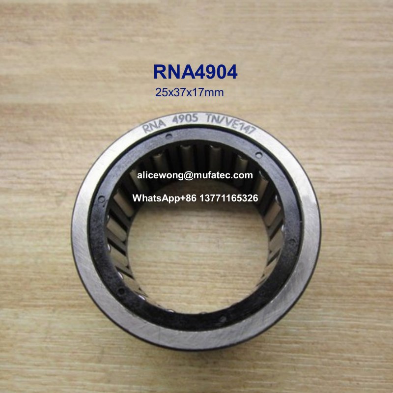 RNA4904 printing machiney bearing needle roller bearing without inner ring 25x37x17mm