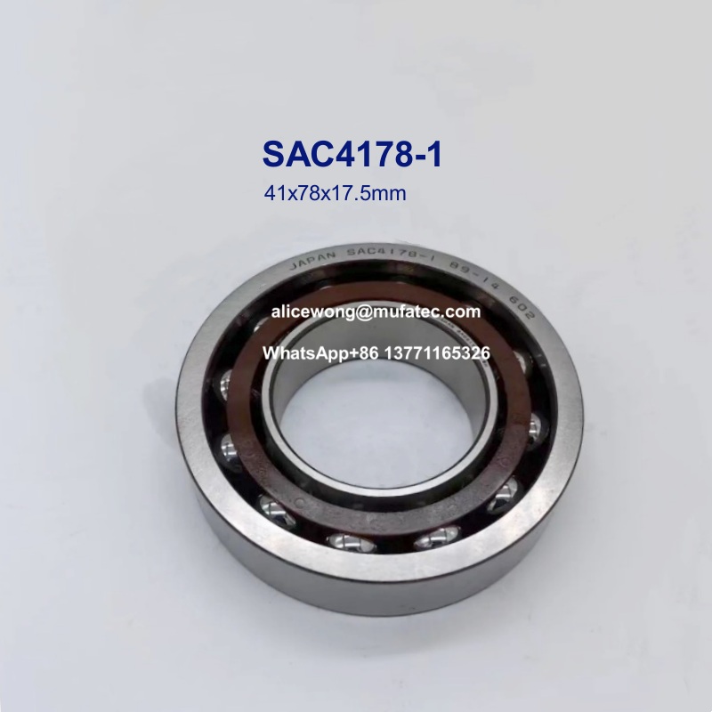 SAC4178-1 automotive gearbox bearings differential bearings ball bearings 41x78x17.5mm