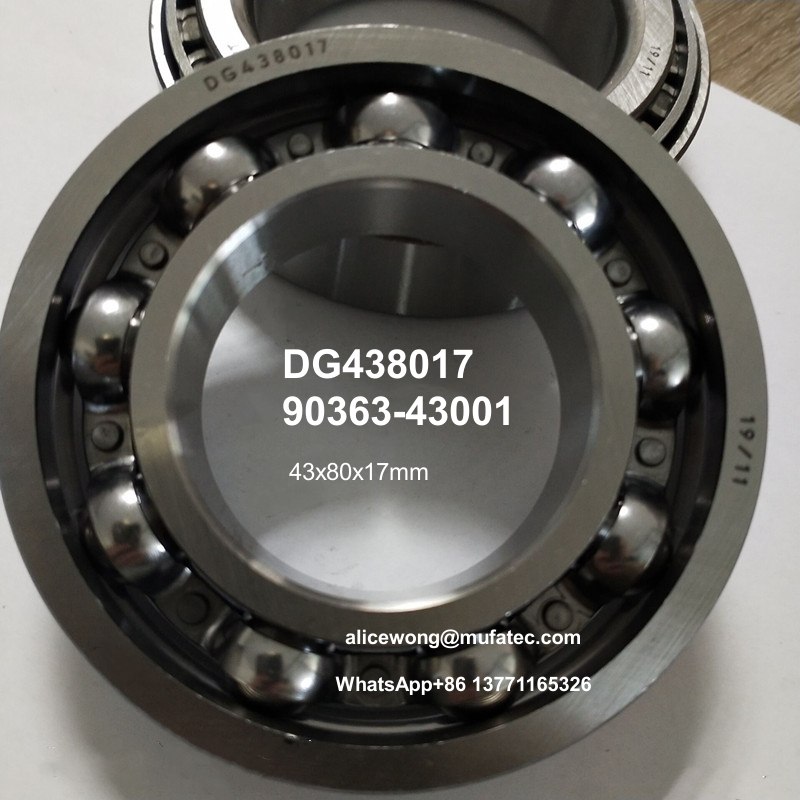 DG438017 90363-43001 automotive bearings non-standard ball bearings 43x80x17mm