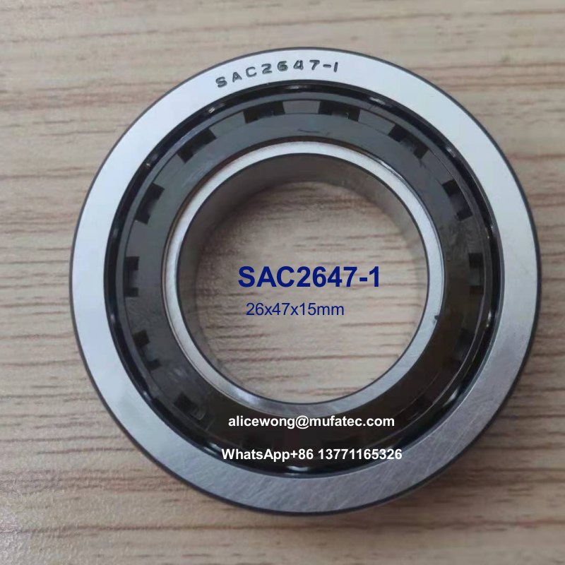 SAC2647-1 auto steering bearings ball bearings 26x47x15mm