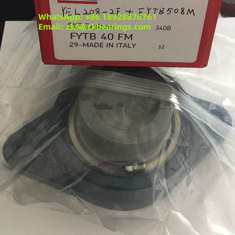 FYTB 40 FM Oval Flanged Ball Bearing Unit With Size 38.5x40x143.5 mm