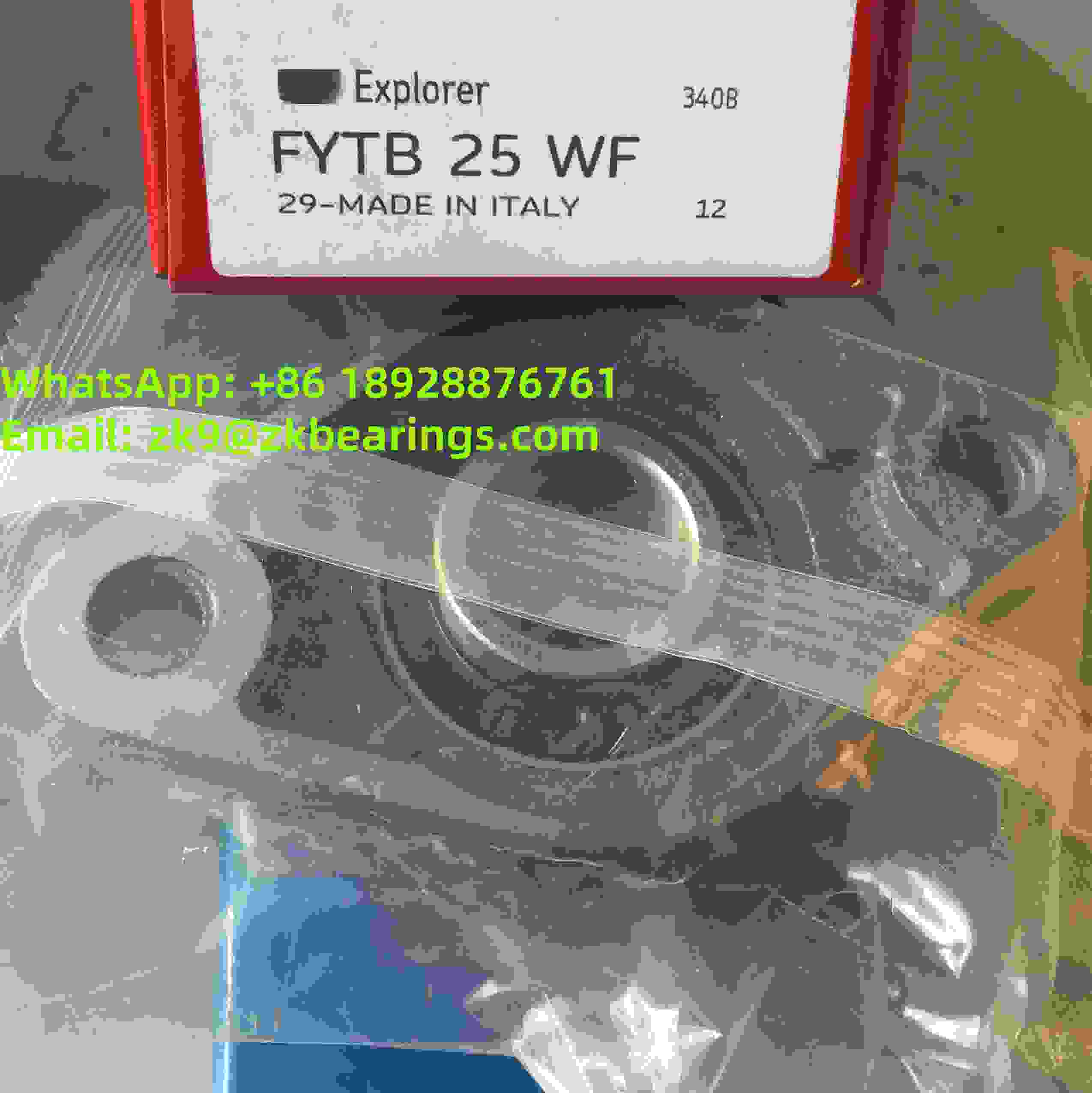 FYTB 25 WF Oval Flanged Ball Bearing Unit With Size 25x30x99 mm