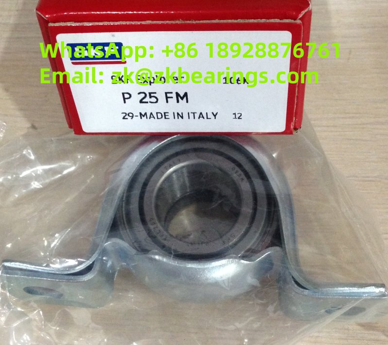 P 25 FM Pillow Block Ball Bearing 28.4x25x86 mm