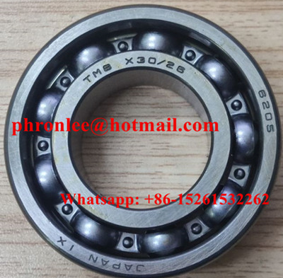 3TM-6205 X30/26 Deep Groove Ball Bearing 26x52x15mm