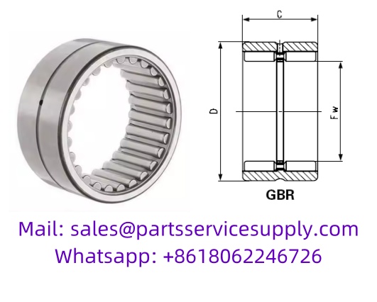 GBR101812 (Alt P/N: GR-10-N) Machined Type Needle Roller Bearing