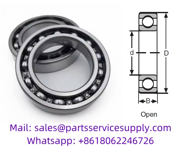 98200 (Alt P/N: 102A, L10N, 102S, 1AE) Deep Groove Ball Bearing