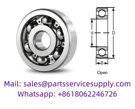 618/500M (Alt P/N: 618/500) Deep Groove Ball Bearing