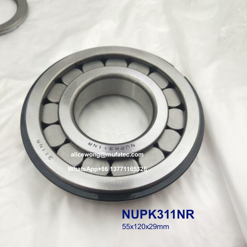 NUPK311NR NUPK311 Cylindrical Roller Bearing 55x120x29mm