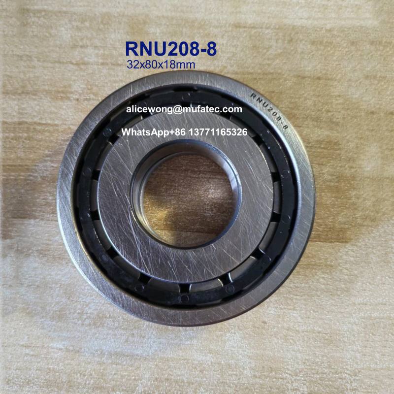 RNU208-3 automatic transmission part bearing cylindrical roller bearing 36*80*18mm