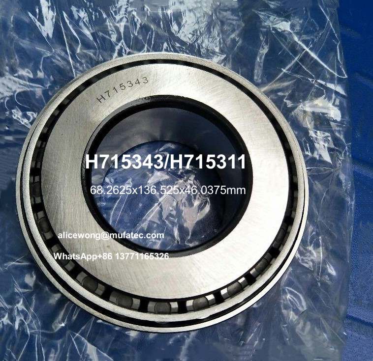 H715343/H715311 H715343/11 Automobile Bearings Inch Taper Roller Bearings 68.2625x136.525x46.0375mm