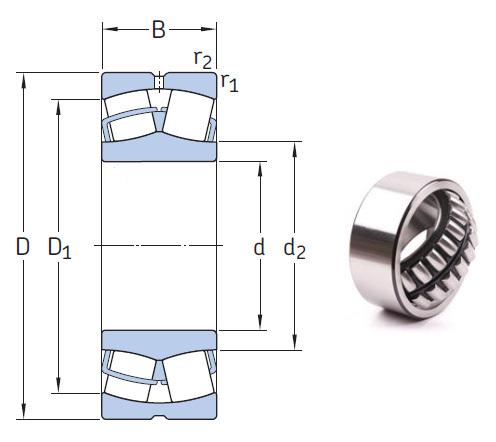 230/1000 CAKF/W33 the most novel spherical roller bearing 1000*1420*308mm