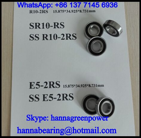 SR10-RS Deep Groove Ball Bearing 15.875x34.925x8.731mm