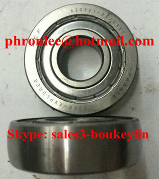 6202X1-2Z/C3S1 Deep Groove Ball Bearing 15x40x11mm