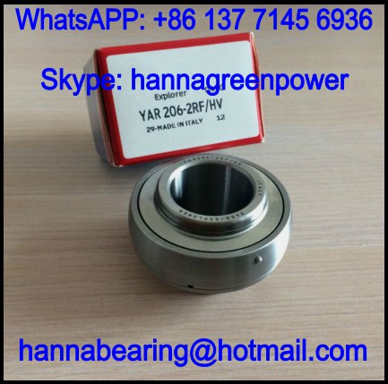 YAR207-106-2RF/HV Stainless Insert Ball Bearing 34.925x72x42.9mm