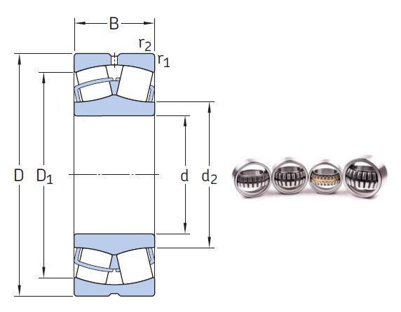 230/1060 CAKF/W33 the most novel spherical roller bearing 1060*1500*325mm
