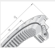 I.1200.32.00.C Slewing Bearing with internal gear 912x1200x90mm