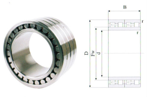 508368 rolling mill bearings for roll neck 240x330x220mm