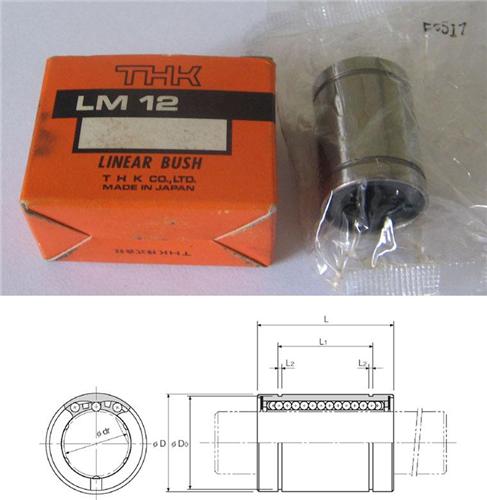 LME12UU-OP Linear Bushing 12x22x32mm