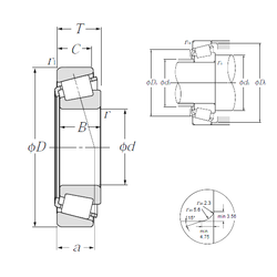 Bearing 4T-LM78349/LM78310C