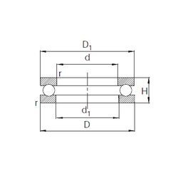 Bearing 51108