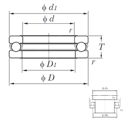 Bearing 51424