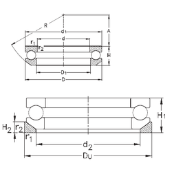 Bearing 53420-MP+U420