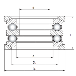 Bearing 54416U+U416