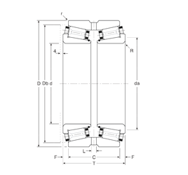 Bearing 382254X/382400XG