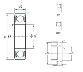 Bearing 6011-2RD