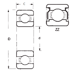 Bearing 6020ZZ