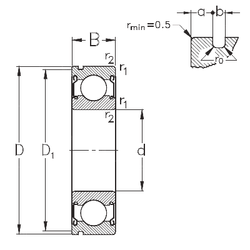 Bearing 6022-2Z-N