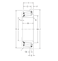 Bearing 382254X/382400XC