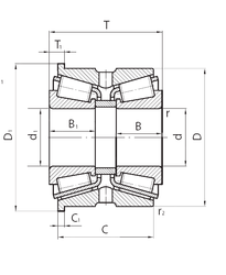 Bearing 57518/TR1312/IYD