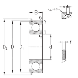 Bearing 6022-NR