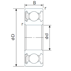 Bearing 6013NKE