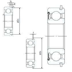 Bearing 6022ZNR