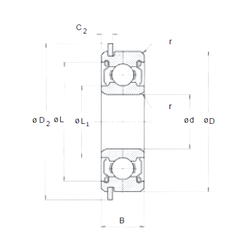 Bearing 6000ZZNR