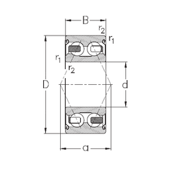 Bearing 3313-B-2Z-TV