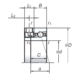 Bearing 55BNR10XE