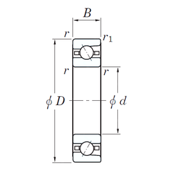 Bearing 3NC HAR922C FT