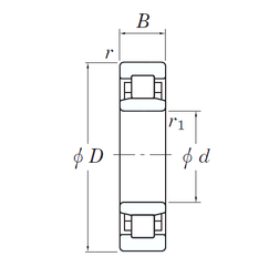 Bearing 3NC NU1017 FY