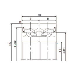 Bearing 40TAB07DB-2NK