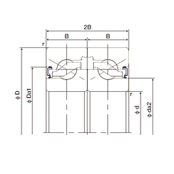 Bearing 40TAB09DF-2LR