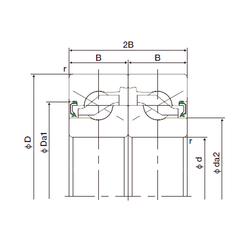 Bearing 40TAB07DF-2NK